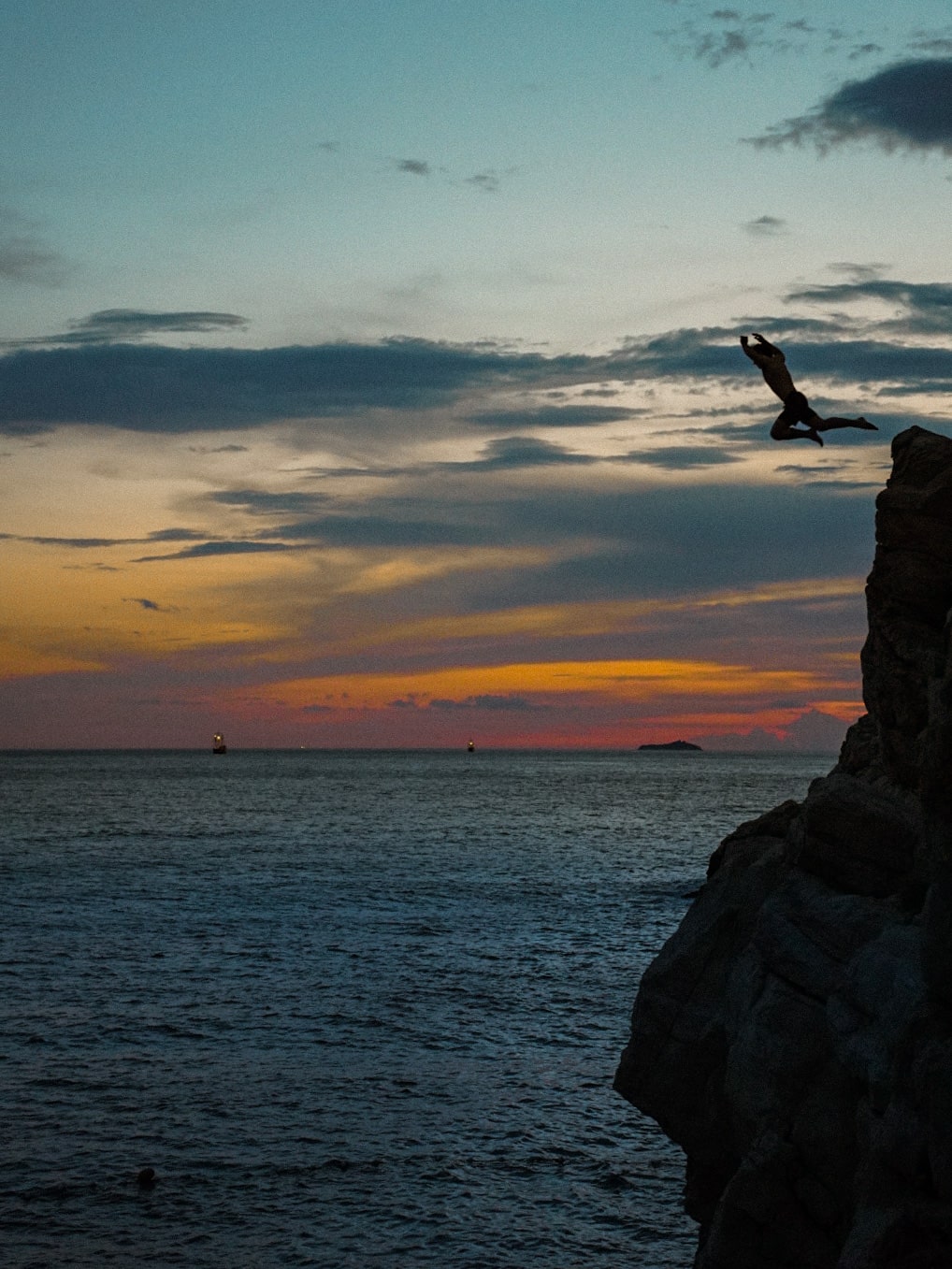 Cliff jumping in Dubrovnik