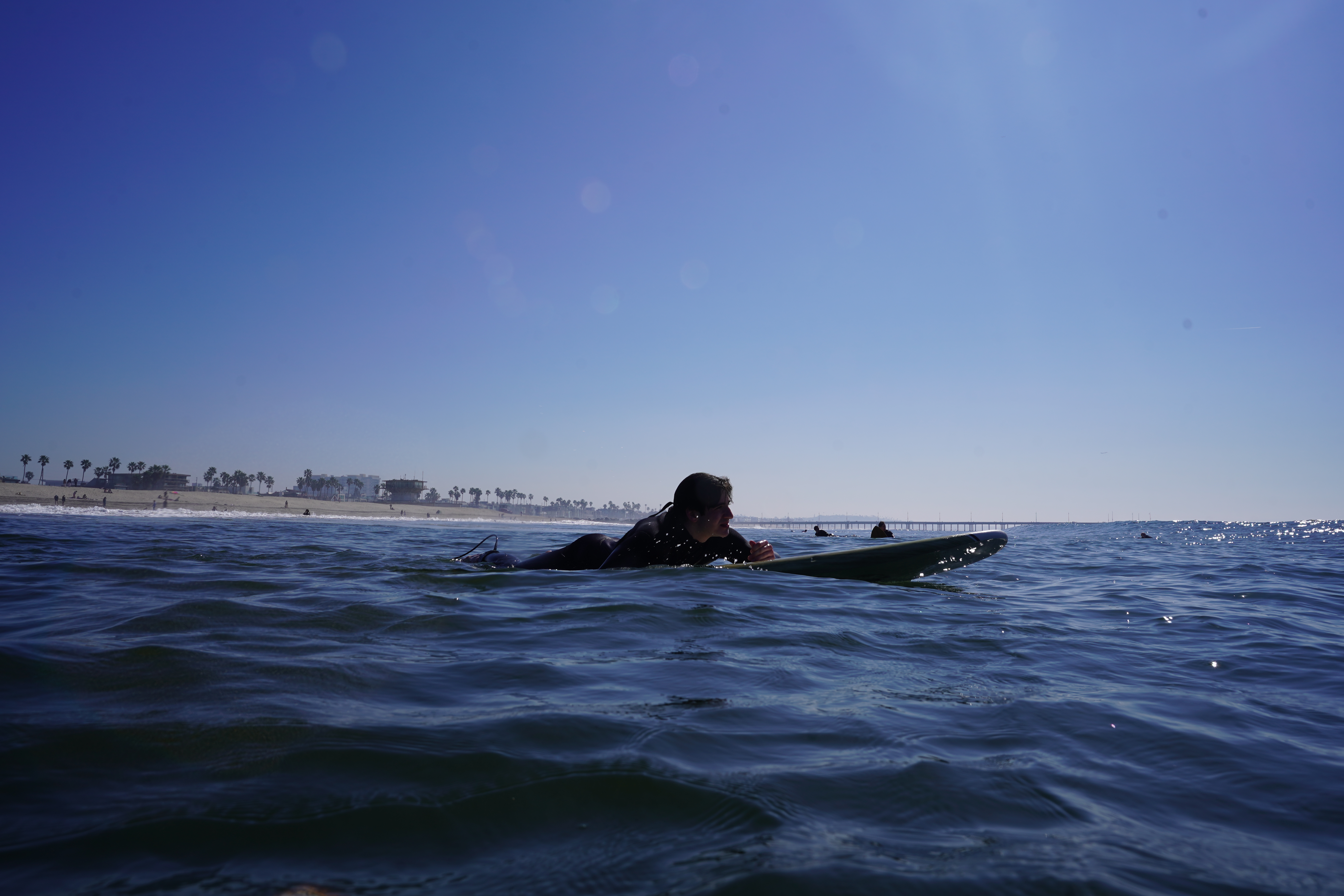 Surfing in Los Angeles