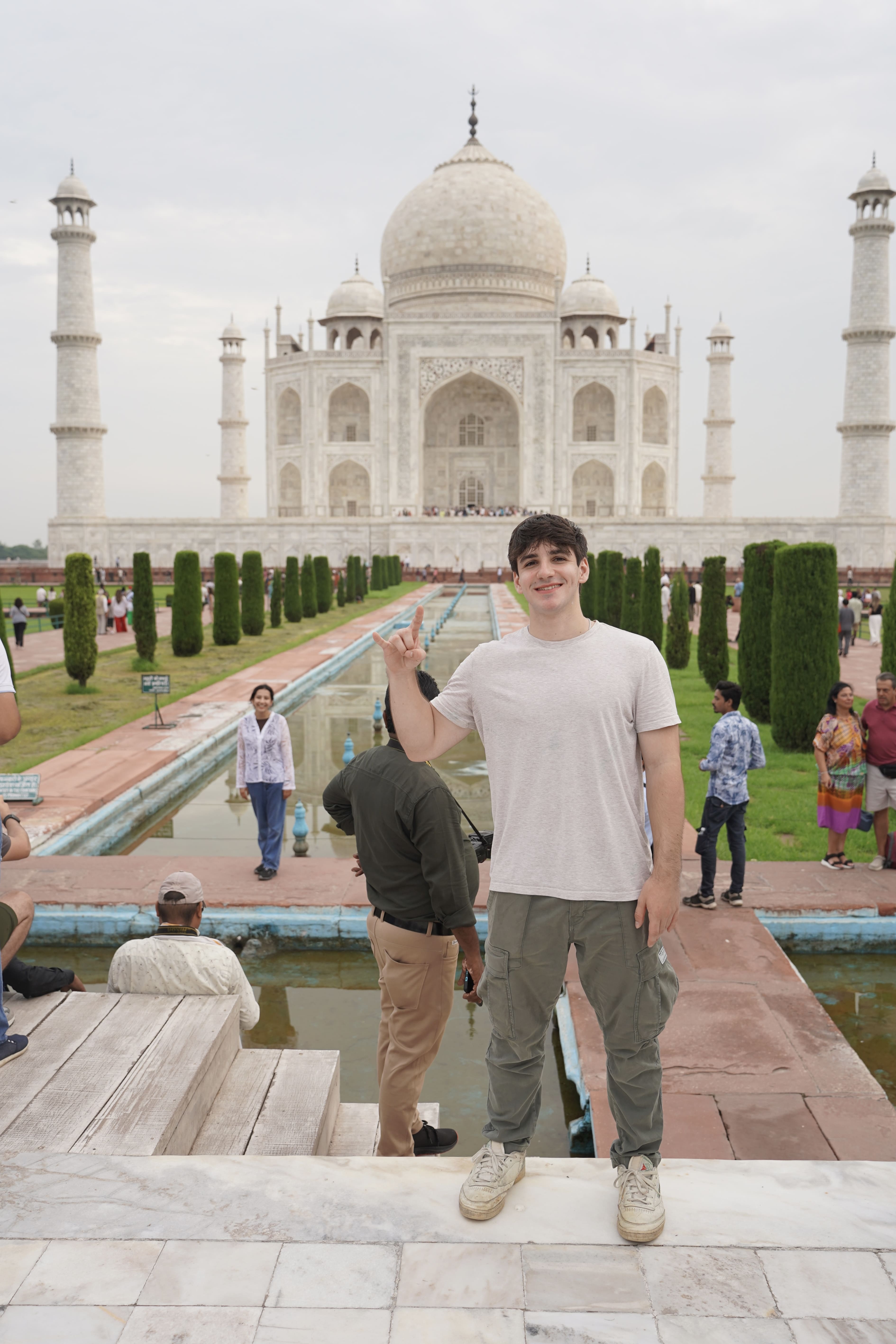 Taj Mahal at sunrise